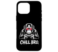 Chill Bro - Gamer Monkey Video Game Ape con Gafas de Sol Carcasa para iPhone 16 Pro MAX