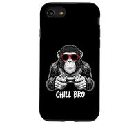 Chill Bro - Gamer Monkey Video Game Ape con Gafas de Sol Carcasa para iPhone SE (2020) / 7/8