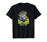 Chill In Space Capibara Cosmic Paw Camiseta gráfica económica