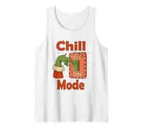 Chill Mode On - Diseño Navideño Divertido Camiseta sin Mangas