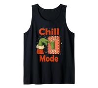 Chill Mode On - Diseño Navideño Divertido Camiseta sin Mangas