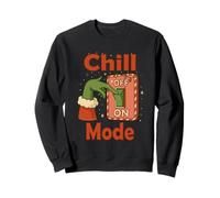 Chill Mode On - Diseño Navideño Divertido Sudadera
