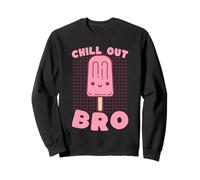 Chill out Bro Cute Ice Pop Vibes de Verano Sudadera