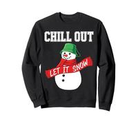 Chill out Muñeco De Nieve Nieve Navidad In Sudadera
