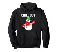 Chill out Muñeco De Nieve Nieve Navidad In Sudadera con Capucha