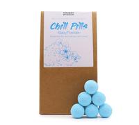 Chill Pills - Bombas de baño, aroma a talco para bebés, veganas, hechas a mano, 12 g por píldora, 30 unidades, paquete de 350 g