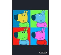 Chill Pop Art Notebook: Portable Composition Book for Daily Thoughts
