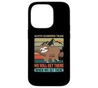 Chill Sloth Equipo de Escalada Llegaremos Montañas Carcasa para iPhone 14 Pro