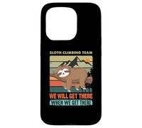 Chill Sloth Equipo de Escalada Llegaremos Montañas Carcasa para iPhone 15 Pro
