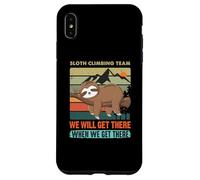 Chill Sloth Equipo de Escalada Llegaremos Montañas Carcasa para iPhone XS MAX