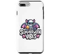 Chill Spooky Disfraz de esqueleto flotante para Summerween Vibes Carcasa para iPhone 7 Plus/8 Plus