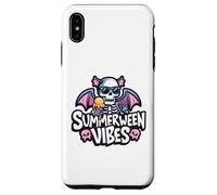 Chill Spooky Disfraz de esqueleto flotante para Summerween Vibes Carcasa para iPhone XS Max