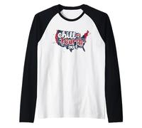 Chill The Fourth out American 4 de Julio Camiseta Manga Raglan