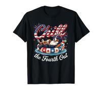 Chill The Fourth out Funny Bernese Mountain Dog 4th of July Camiseta