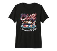 Chill The Fourth out Funny Bernese Mountain Dog 4th of July Camiseta Premium