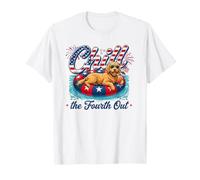 Chill The Fourth out Funny Cockapoo Dog USA 4th of July Camiseta