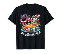 Chill The Fourth out Funny Cockapoo Dog USA 4th of July Camiseta
