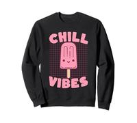 Chill Vibes Ice Pop Lindo gráfico Kawaii Sudadera