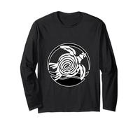 Chill Vibes Turtle Retro Nature Graphic para amantes del océano Manga Larga
