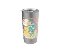 Chill Warrior Capibara Samurai Roedor Bushido Ronin Vaso térmico de acero inoxidable de doble pared