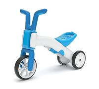 Chillafish Bunzi - Bicicleta y Triciclo, 2 en 1, para Triciclo de bebé de 1 a 3 años, Altura Regulable y Primera Rueda en una, Ruedas silenciosas Que no Dejan Marcas, Color Azul y Blanco