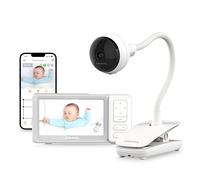 CHILLAX Giraffe Pro MAX Baby Monitor - Video Baby Monitor with Full HD 1080p Camera and 5” 720P Video Parent Unit, Privacy Protection Switch, Auto Dimming LED, Gooseneck, 2-Way Audio, Night Vision