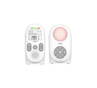Chillax -Vigilabebés Audio CB260 - DECT- Pantalla LCD - Modo VOX y Eco - Sensor de Temperatura con Alarma - Indicador de Sonido - Alcance 340m - Luz Nocturna y 5 Nanas - Autonomía 13h - Walkie-Talkie