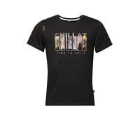 CHILLAZ Camiseta de escalada para hombre Time To Chill negro | M