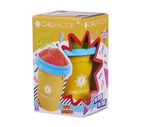 ChillFactor Colour Shock - Máquina de granizados reutilizable para granizados, granizados caseros, juguetes de cocina, naranja
