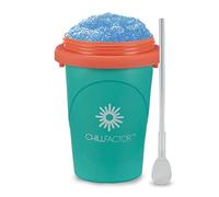 ChillFactor slushy Maker Neon Green - Reusable slushy Maker Cup, Homemade slushies. Squeeze Cup slushy Maker Kitchen Toys
