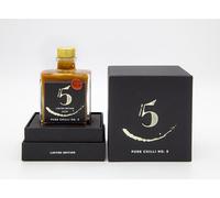 Chilli No. 5 | PURE, nuestra salsa picante más picante, edición limitada, vegana, sin gluten, sin colorantes ni aromatizantes artificiales, botella de 100 mililitros