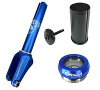 Chilli Pro Scooters Stunt-Scooter Riders Fork Trick Roller - Horquilla de repuesto para ruedas de 100, 110 y 120 mm, color azul