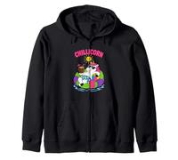 Chillicorn - Flotador de Piscina Divertido Unicornio para Vacaciones de Verano Sudadera con Capucha