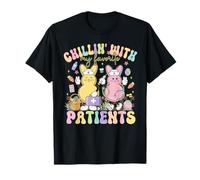Chillin' con mis pacientes favoritos Escuadrón de enfermeras ER del Día de Pascua Camiseta