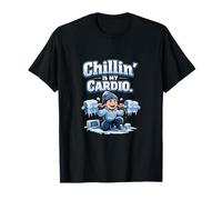 Chillin is My Cardio HVAC Termostato Humor Camiseta