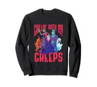 Chillin' with My Creeps Disfraz de Monstruos de Miedo para Halloween Sudadera