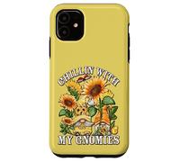 Chillin with My Gnomies and Spring Sunflower GNOME For Mom Carcasa para iPhone 11