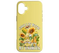 Chillin with My Gnomies and Spring Sunflower GNOME For Mom Carcasa para iPhone 16 Plus