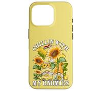 Chillin with My Gnomies and Spring Sunflower GNOME For Mom Carcasa para iPhone 16 Pro