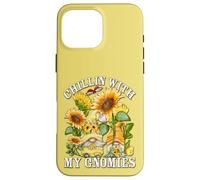 Chillin with My Gnomies and Spring Sunflower GNOME For Mom Carcasa para iPhone 16 Pro MAX