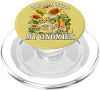 Chillin with My Gnomies and Spring Sunflower GNOME For Mom PopSockets PopGrip para MagSafe