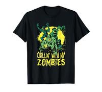 Chillin' with My Zombies Funny Halloween Zombie Lover Camiseta