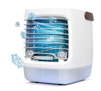 ChillWell Enfriador de aire evaporativo 2.0 para habitación, mini enfriadores portátiles de pantano de 4 velocidades con humidificador, unidad de refrigeración personal para interiores en dormitorio