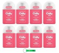 Chilly Ciclo - Limpiador íntimo (8 unidades, sensación higiénica y protección duradera, especialmente desarrollado para el ciclo menstrual, 200 ml, incluye llavero Beni Culinari gratuito)