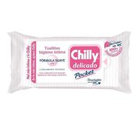 Chilly Delicado Pocket 12 Toallitas Intimas - Piel y Mucosas Sensibles