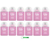 Chilly Delicato - Limpiador íntimo (12 unidades, ideal para pieles sensibles, con aloe y hamamelis de 200 ml, incluye llavero Beni Culinari gratuito)