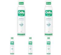 Chilly Desodorante Spray Fresh - 150 ml (Paquete de 5)