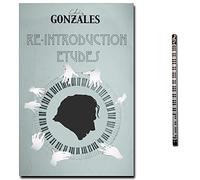 Chilly Gonzales - Estudios de reintroducción, 24 partituras de piano con póster (Knight Moves), CD de audio + lápiz con diseño de piano