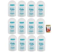 Chilly - Limpiador íntimo pH 3,5, equilibrio para la defensa íntima, con fórmula de pH ácido para estimular, 12 x 200 ml + Polpa italiana Gourmet 400 g
