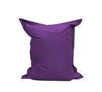 chilly pilley Beanbag L XL XXL Cojín De Suelo Beanbag Relleno De Espuma De Poliestireno Beanbag Gigante para Acostarse Y Sentarse Resistente Al Agua Repelente Al Agua (180x140, Violeta)